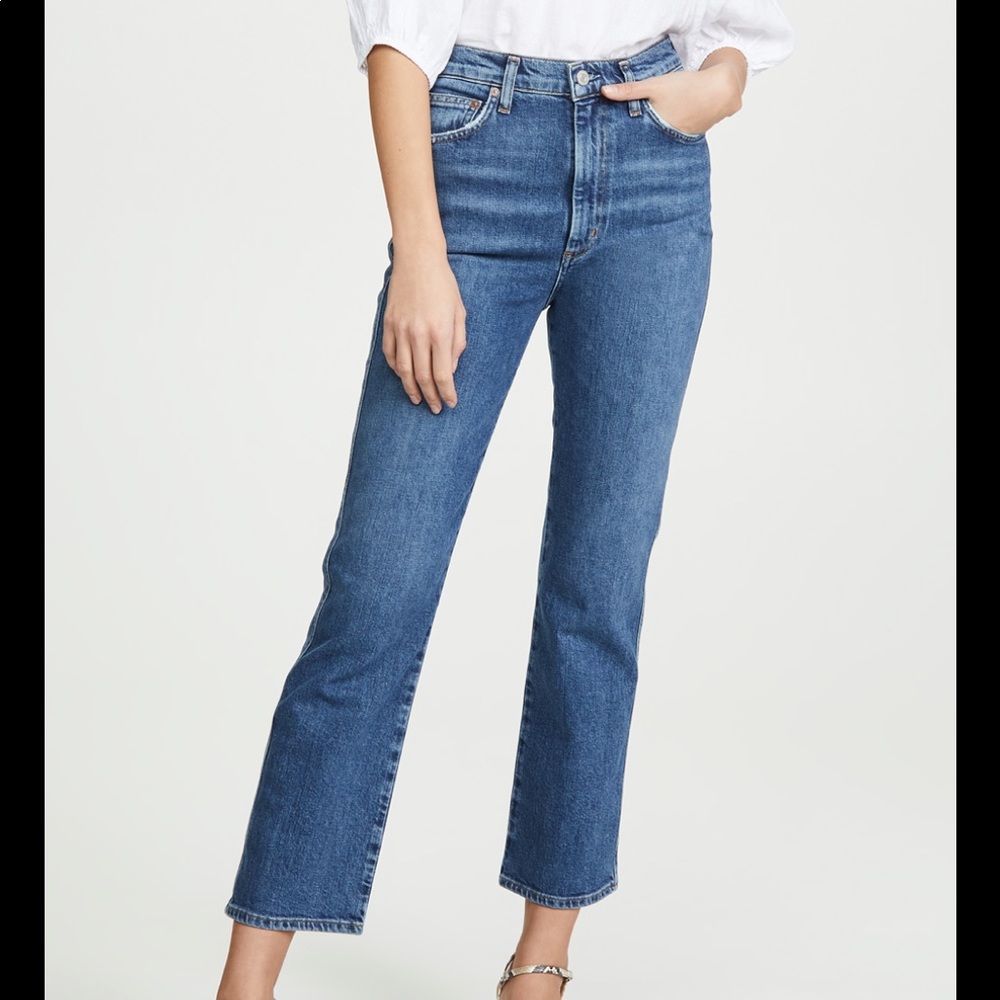 AGoldE Pinch waist in subdued
